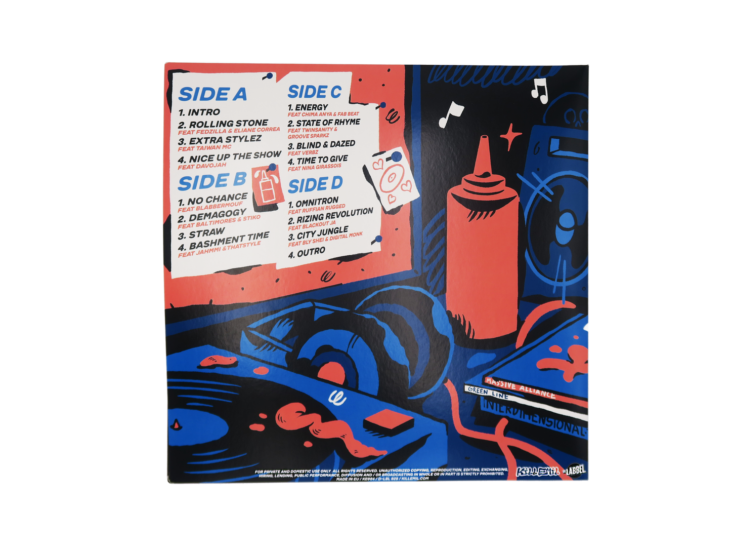 Kill Emil - Extra Stylez (Limited Edition Double Splatter LP) - Vinyl